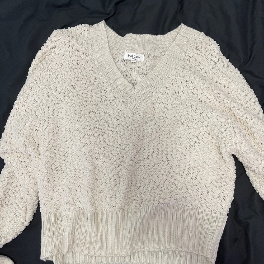 brand new fuzzy sweater